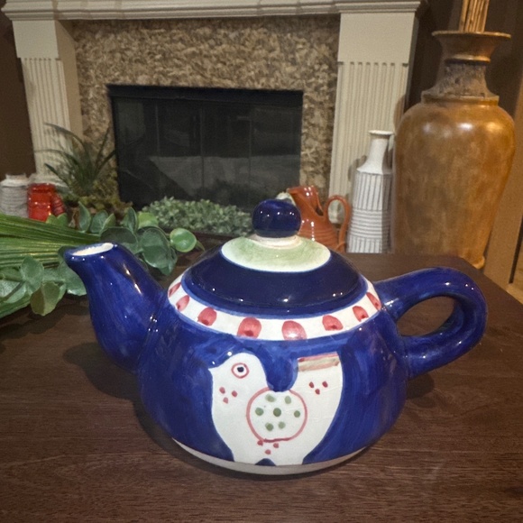 Solimene Vietri Italy Campagna style teapot. - Picture 4 of 9
